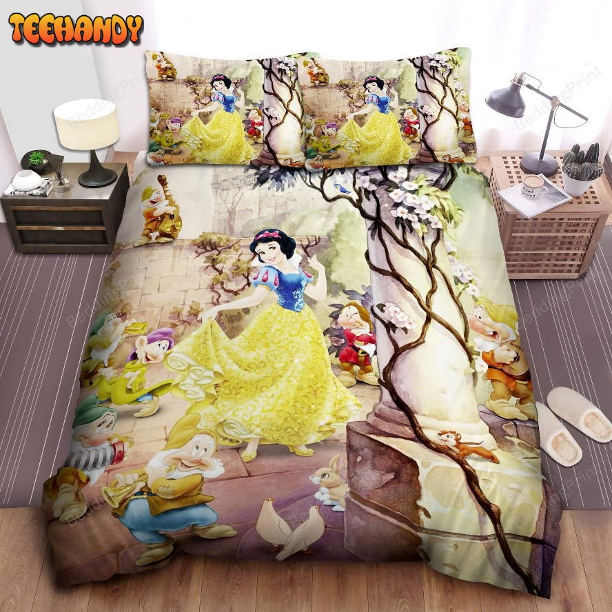 Disney Princess Snow White And The Seven Dwarfs Vintage Style Bedding Sets