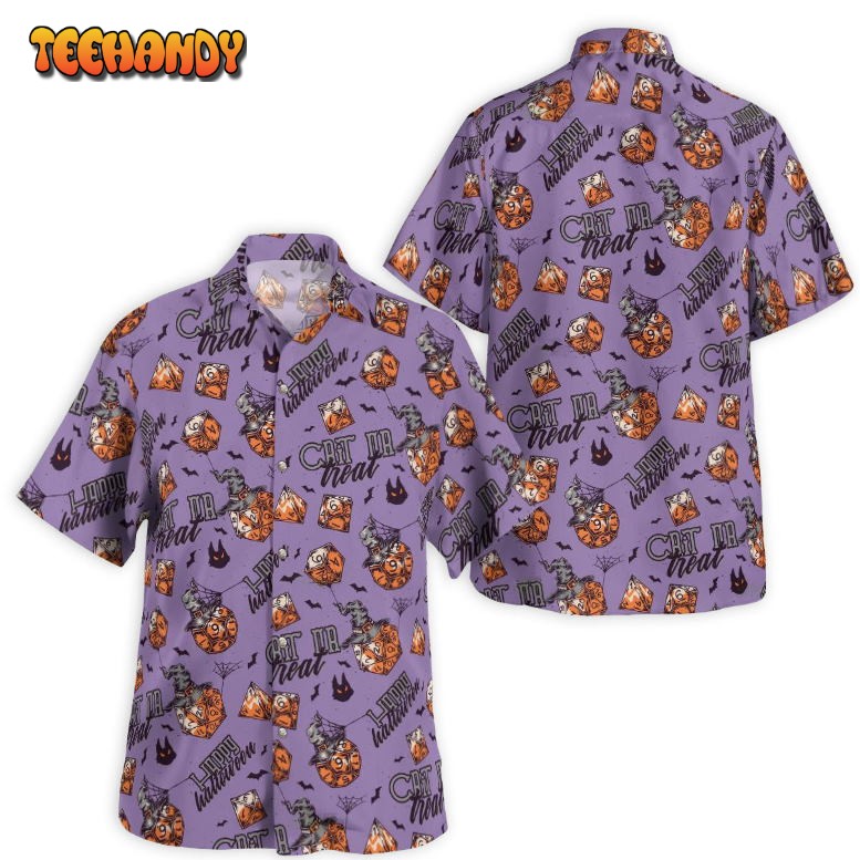 DnD Crit Or Treat Happy Halloween Hawaiian Shirt