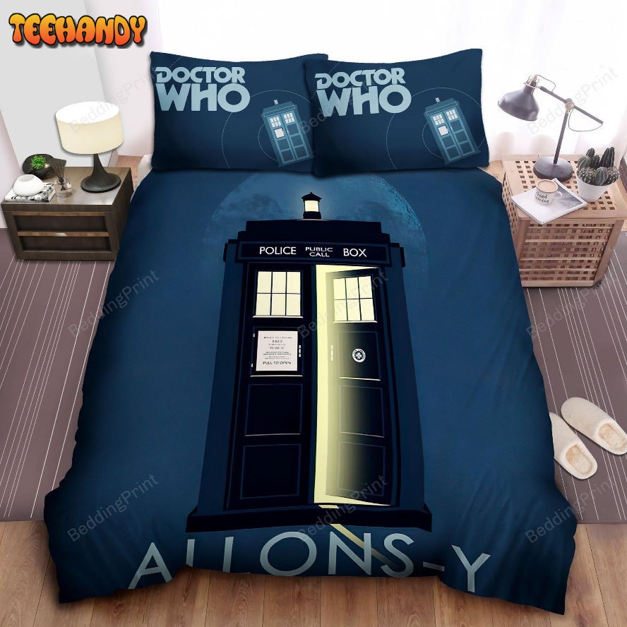 Doctor Who The Tardis Key Art Illustration Bedding Sets