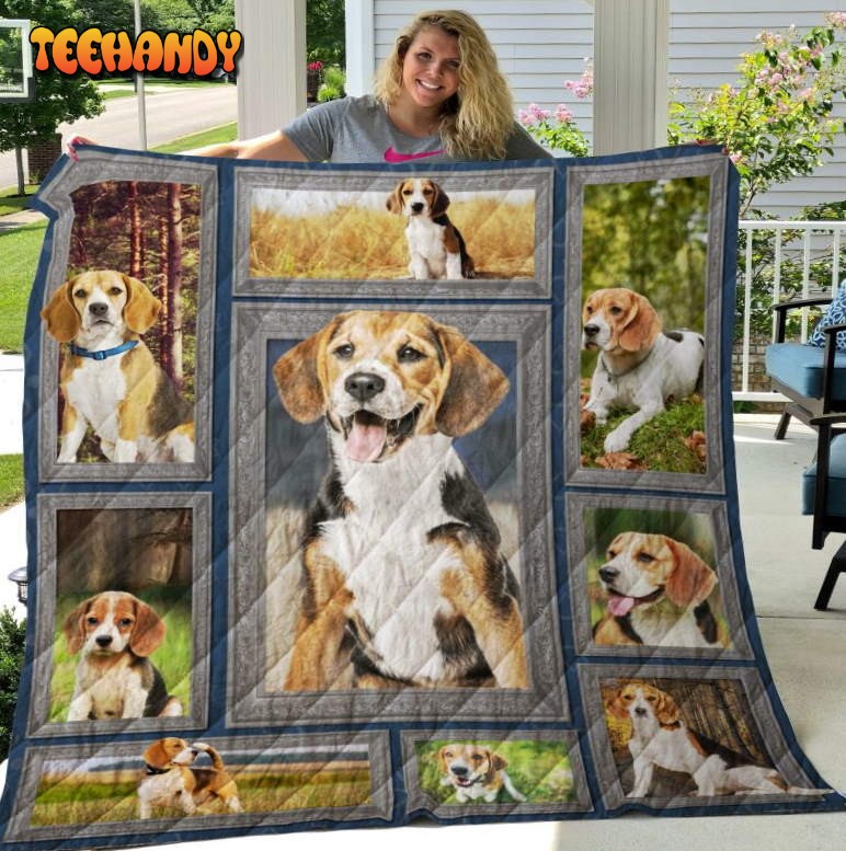 Dog Beagle 3D Quilt Blanket