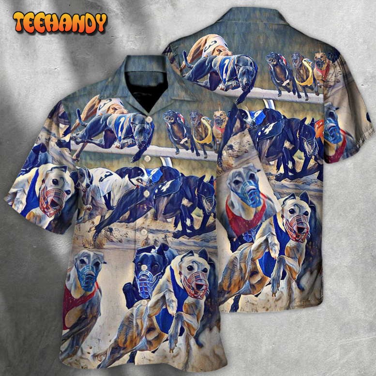 Dog Racing Has Been In Steep Decline For Years Greyhound Hawaiian Shirt