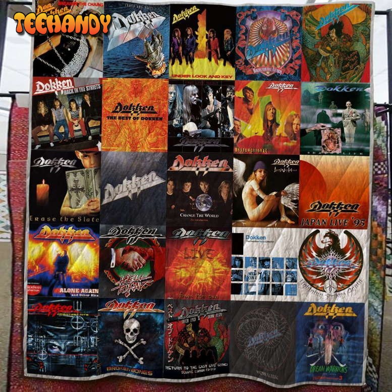 Dokken Full Customize Quilt Blanket