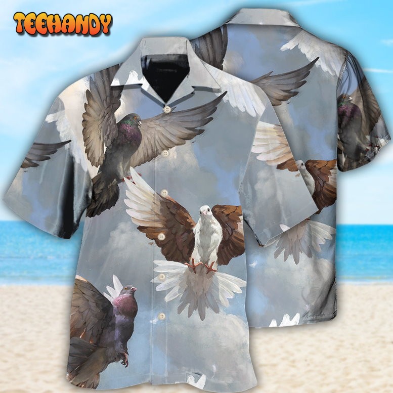 Dove Beautiful Dove Fly To Sky Hawaiian Shirt