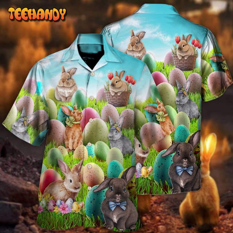 Easter This Is My Easter Shirt Rabbit Happy Easter Hawaiian Shirt