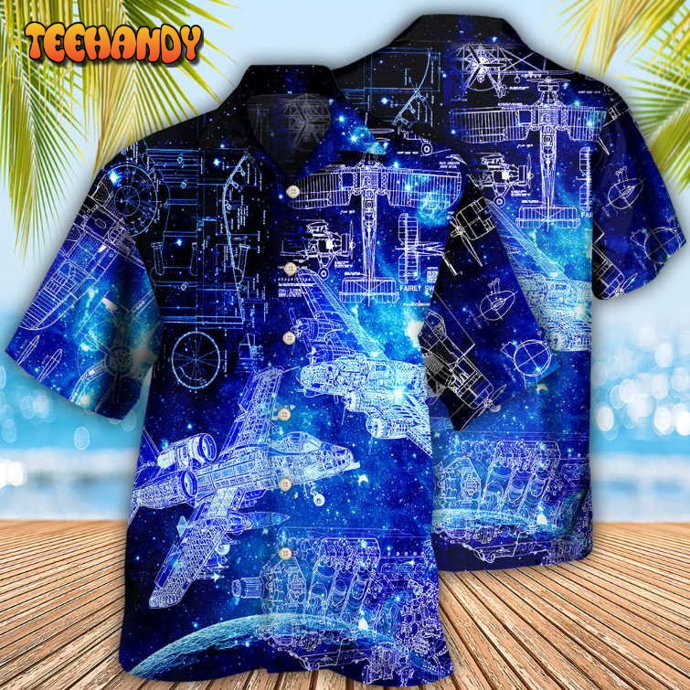 Engineer Aerospace Style Hawaiian Shirt