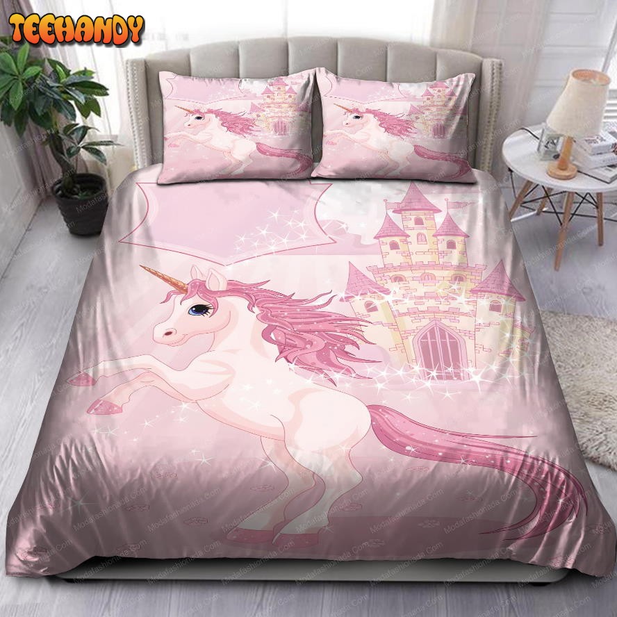 Fairy Tale Castle And Unicorn Bedding Sets