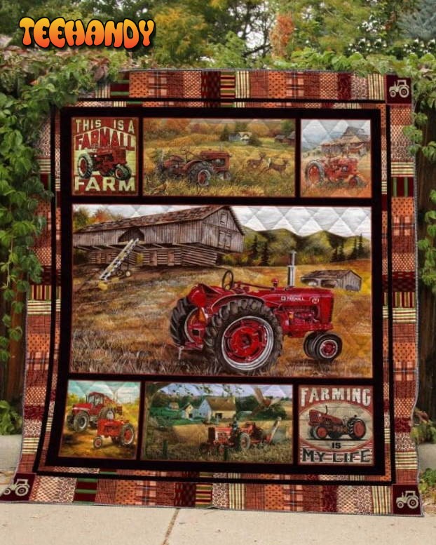 Farm Tractor My Parents Are Good Farmers 3D Quilt Blanket