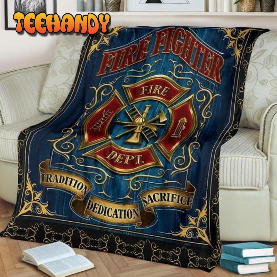 Firefighter Tradition Throw All Over Print 3D Quilt Blanket