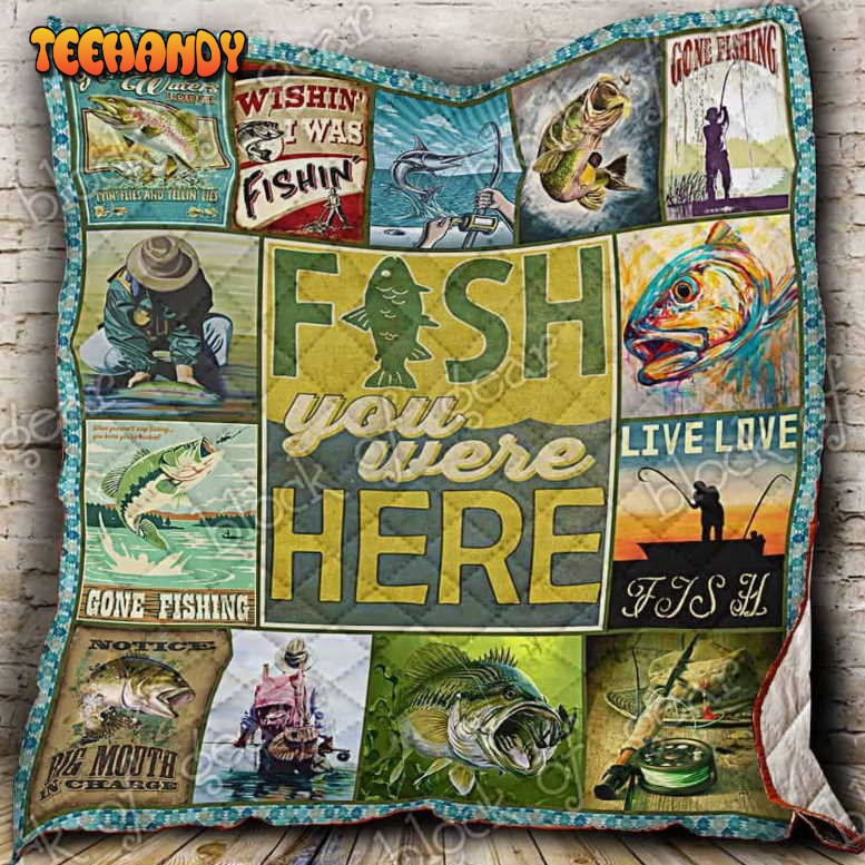 Fishing Time,Have To Go Now 3D Quilt Blanket