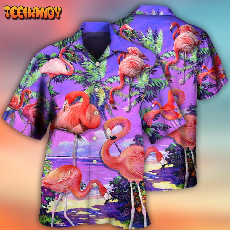 Flamingo Sweet Paradise Style Hawaiian Shirt