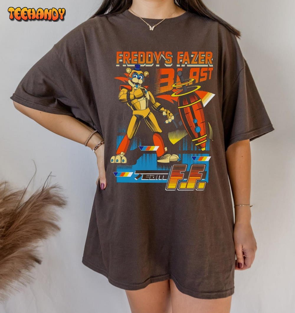 Fnaf Security Breach Freddy fazer Inspired Tee, Fnaf Shirts