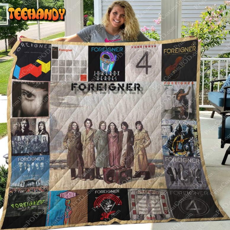 Foreigner Albums 3D Customized Quilt Blanket