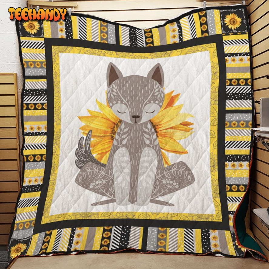 Fox 3D Quilt Blanket