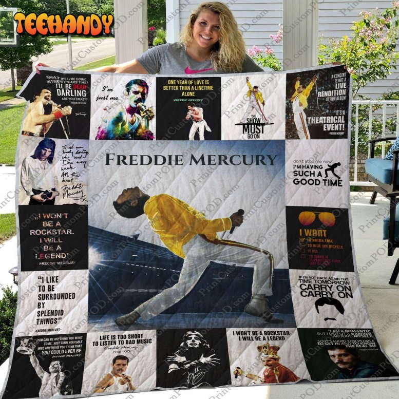 Freddie Mercury 3D Customized Quilt Blanket