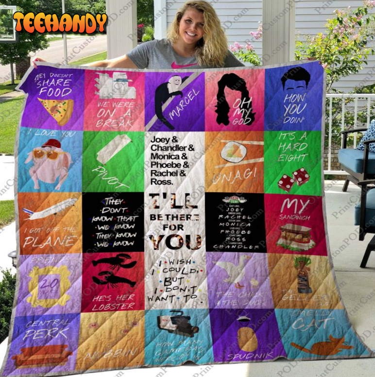 F.R.I.E.N.D 3D Quilt Blanket