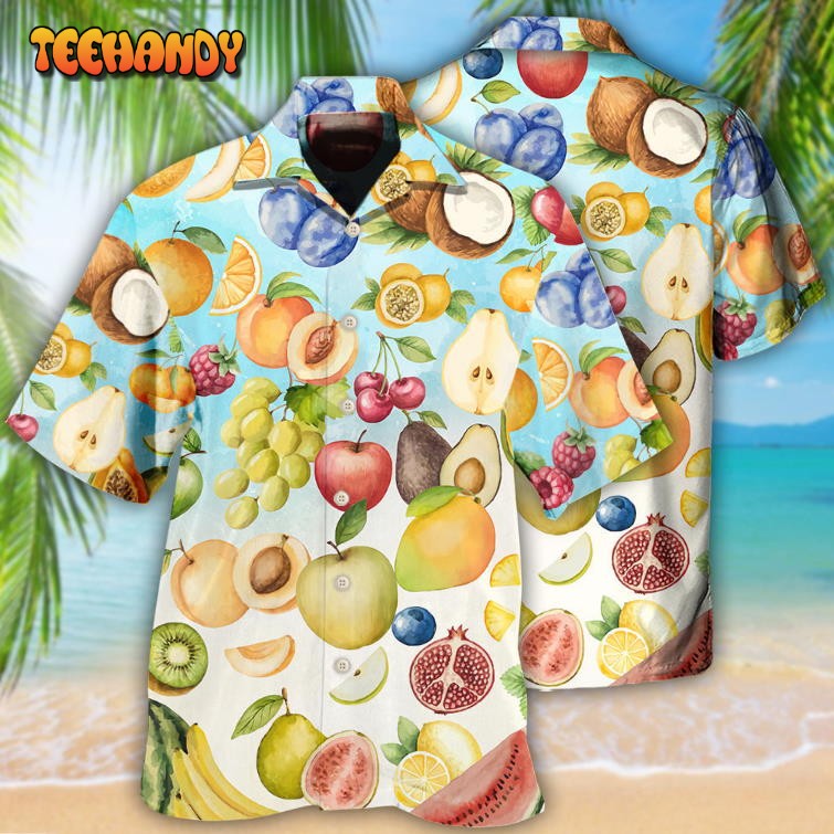 Fruit Summer Good Basic Backgound Hawaiian shirt