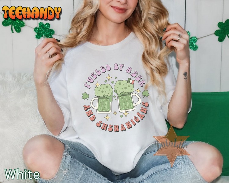 Fueled By Beer & Shenanigans St Patricks Day T-Shirt