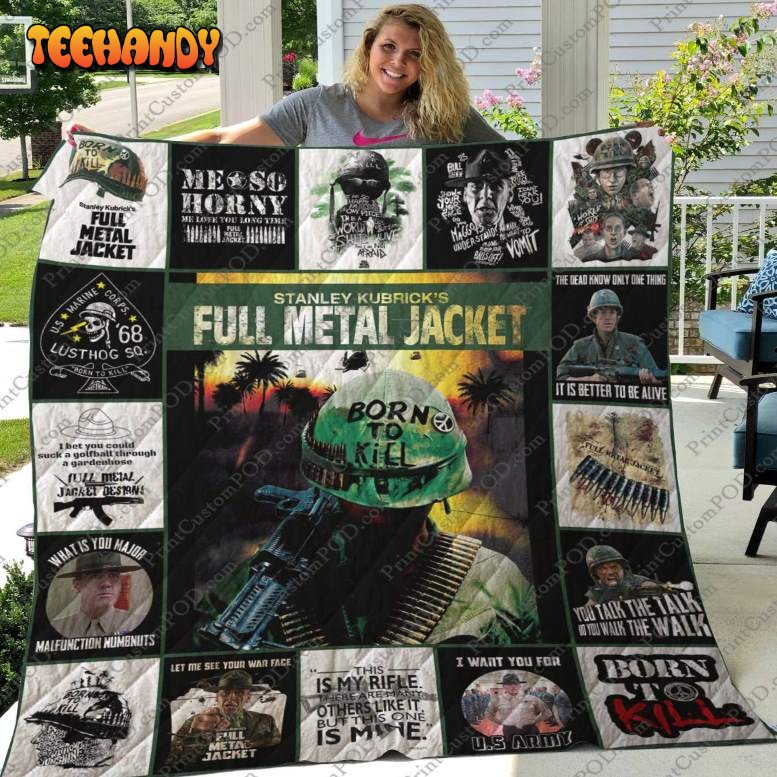 Full Metal Jacket 3D Customized Quilt Blanket