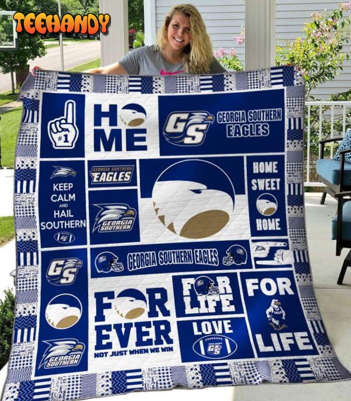 Georgia Southern Eagles 3D Customized Quilt Blanket