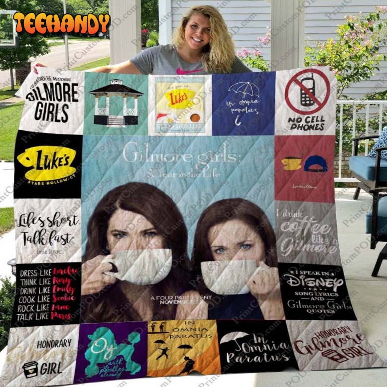 Gilmore Girls Tshirt 3D Quilt Blanket