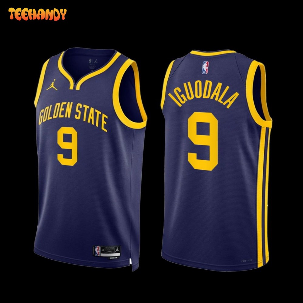 Golden State Warriors Andre Iguodala 2022-23 Statement Edition Jersey Navy