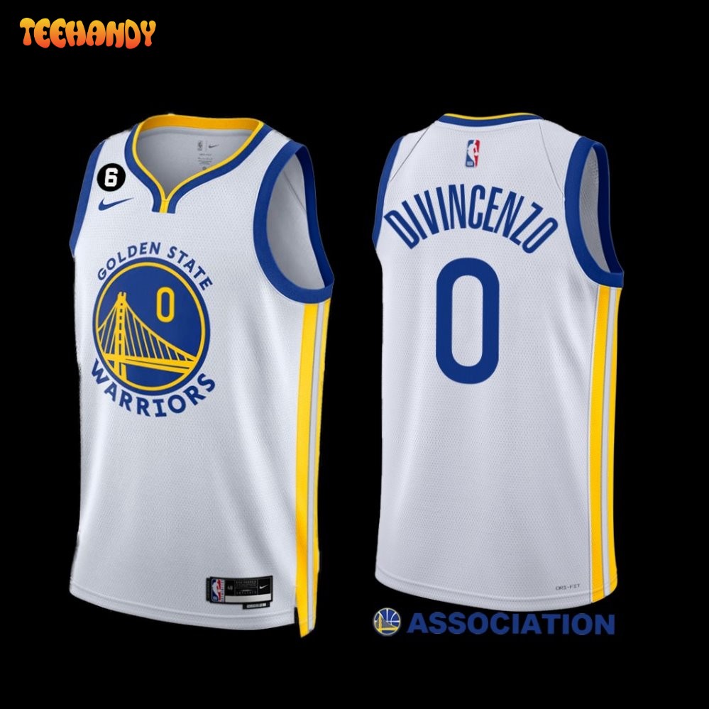 Golden State Warriors Donte DiVincenzo 2022-23 Association Edition Jersey White