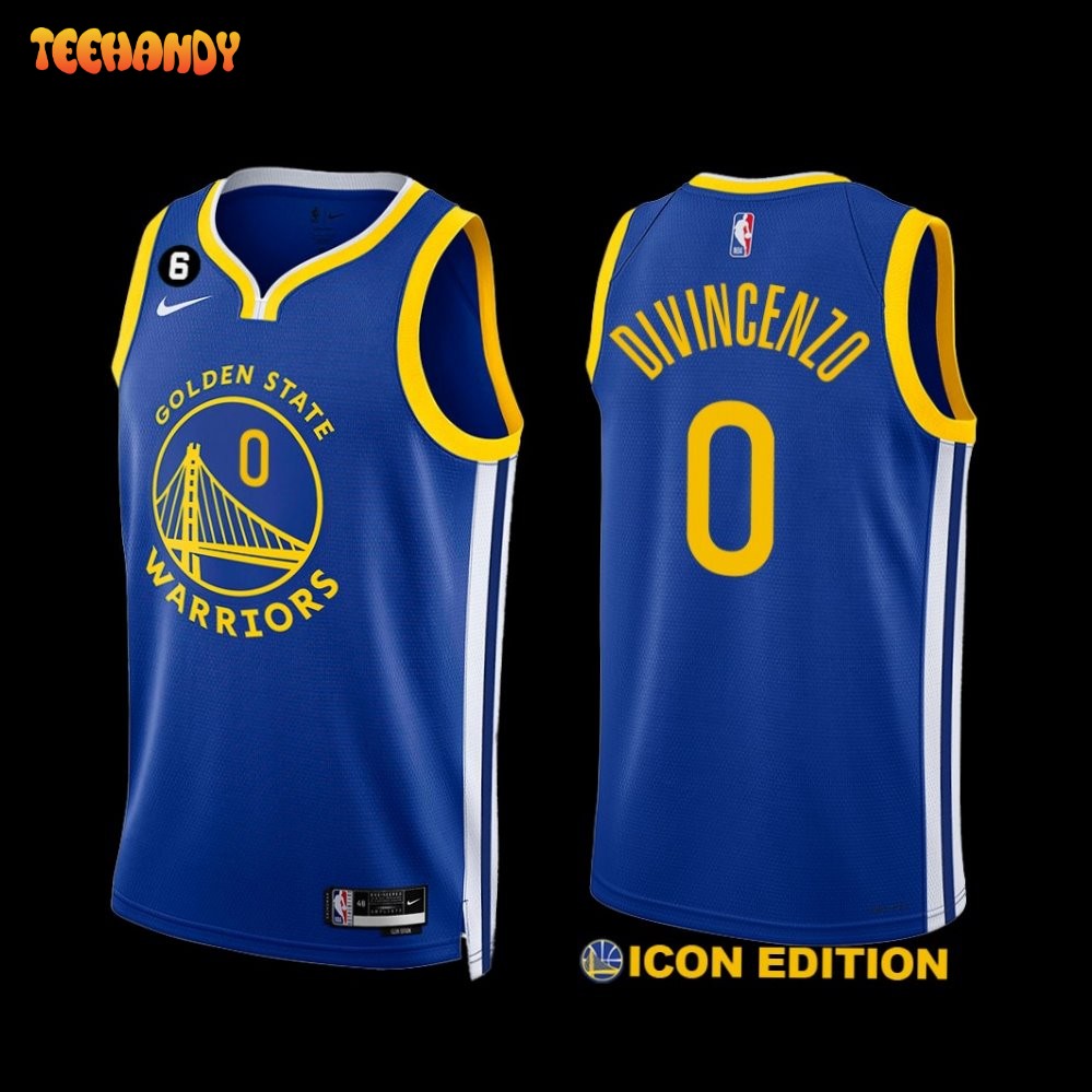 Golden State Warriors Donte DiVincenzo 2022-23 Icon Edition Jersey Royal