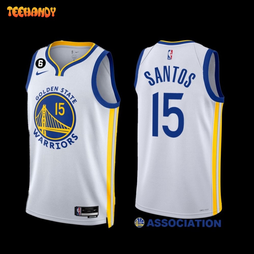 Golden State Warriors Gui Santos 2022-23 Association Edition Jersey White