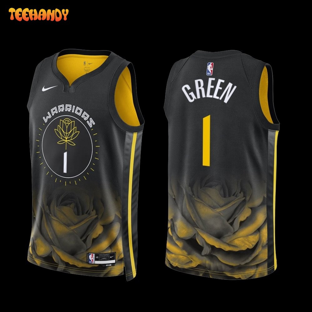 Golden State Warriors JaMychal Green 2022-23 Black City Edition Jersey