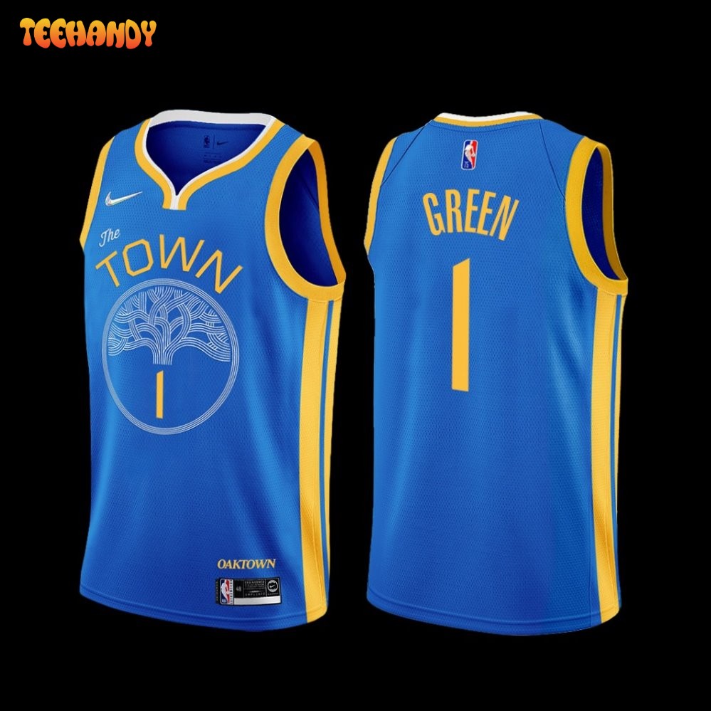 Golden State Warriors JaMychal Green 2022-23 Earned Edition Jersey Blue