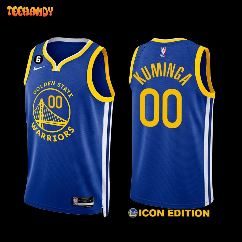 Golden State Warriors Jonathan Kuminga 2022-23 Icon Edition Jersey Royal