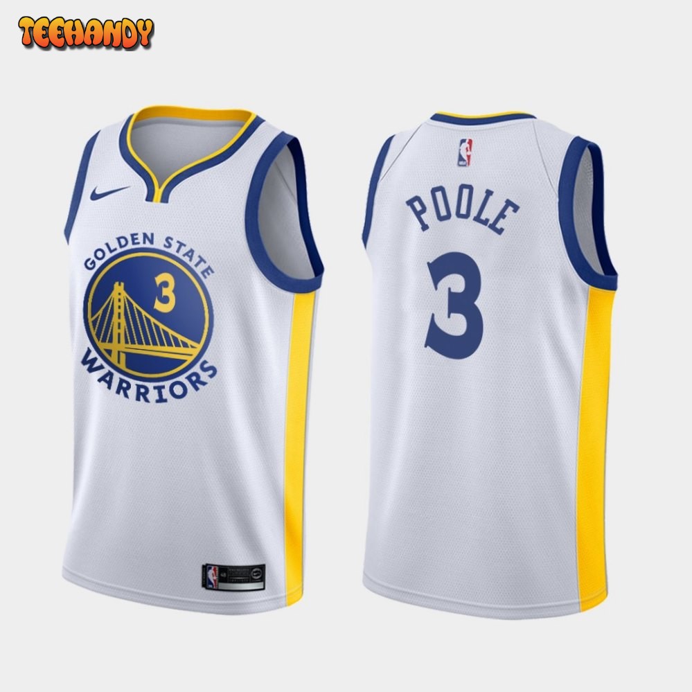 Golden State Warriors Jordan Poole White Association Jersey