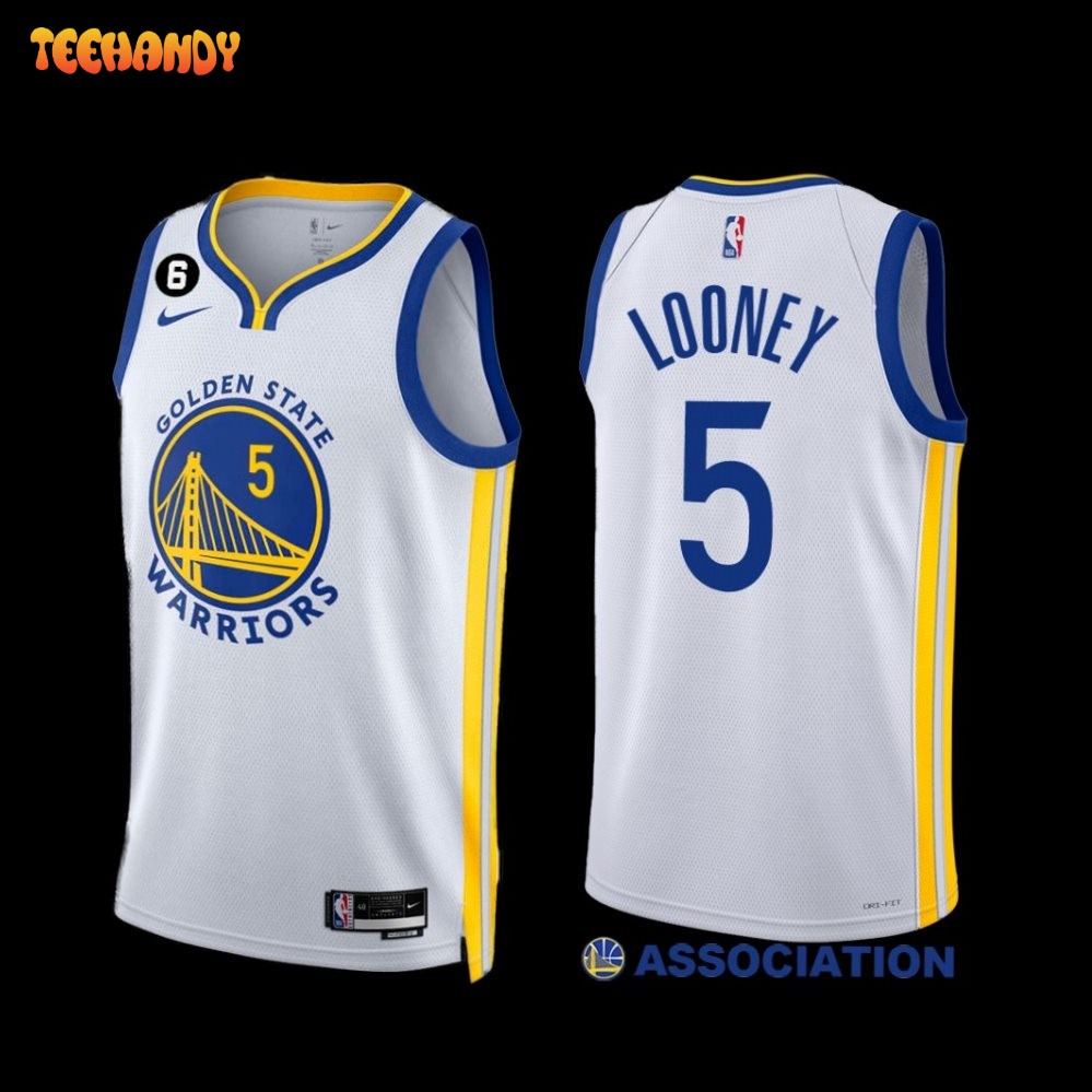 Golden State Warriors Kevon Looney 2022-23 Association Edition Jersey White