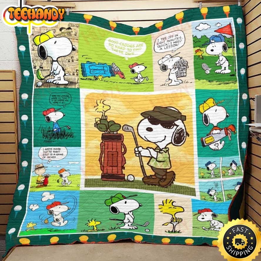 Golfer Snoopy The Peanuts Movie Snoopy Dog Blanket