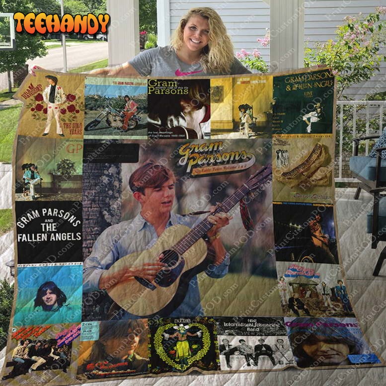 Gram Parsons 3D Quilt Blanket