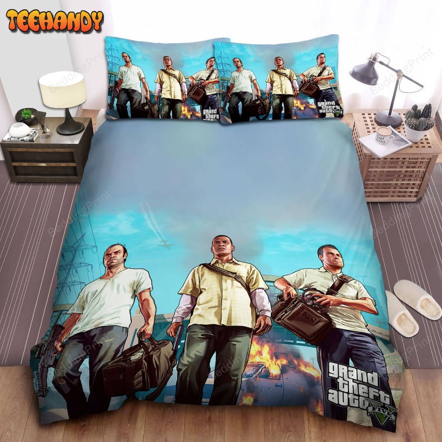 Grand Theft Auto Trevor Franklin Michael Bedding Sets