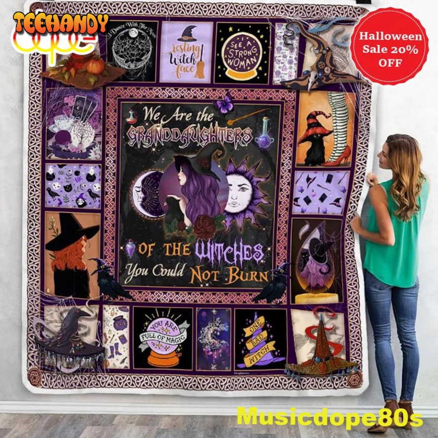 Granddaughters of the Witches Halloween Sofa Fleece Blanket Halloween