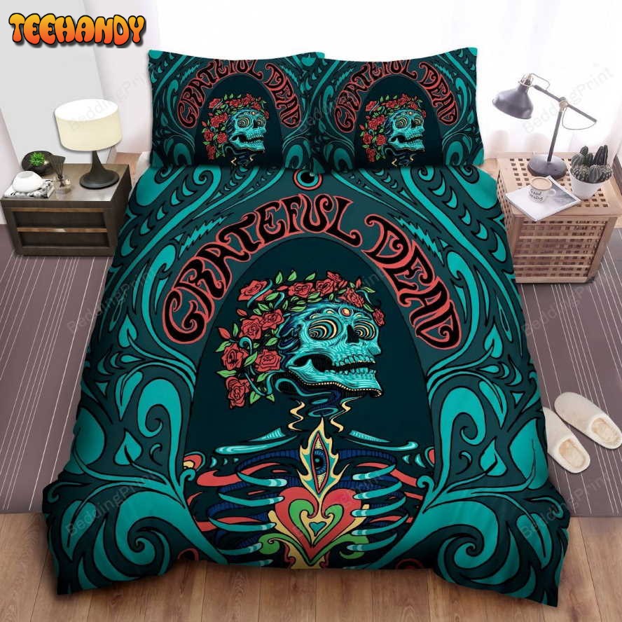 Grateful Dead Live Performing At Santa Clara Poster Bedding Sets