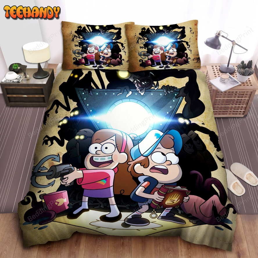 Gravity Falls Dipper &amp Mabel Vs The Monsters Of Darkness Bedding Sets