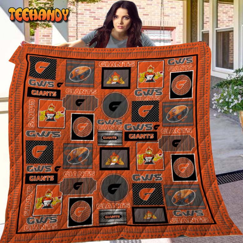 Greater Western Sydney Giants 3D Customized Quilt Blanket