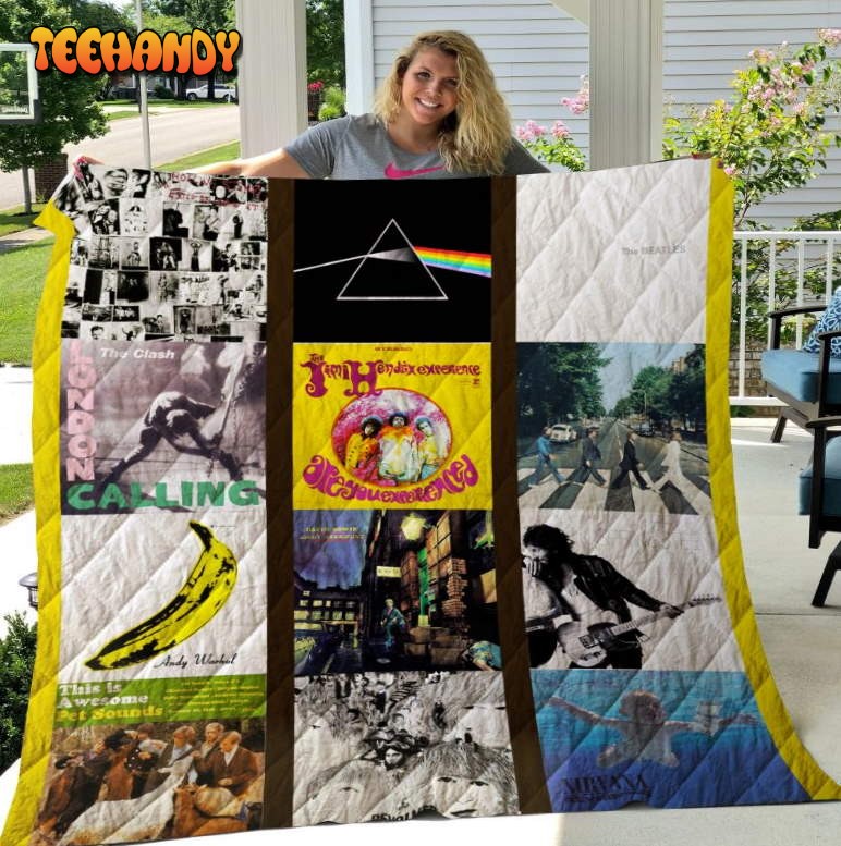 Greatest Rock Albums New 3D Quilt Blanket