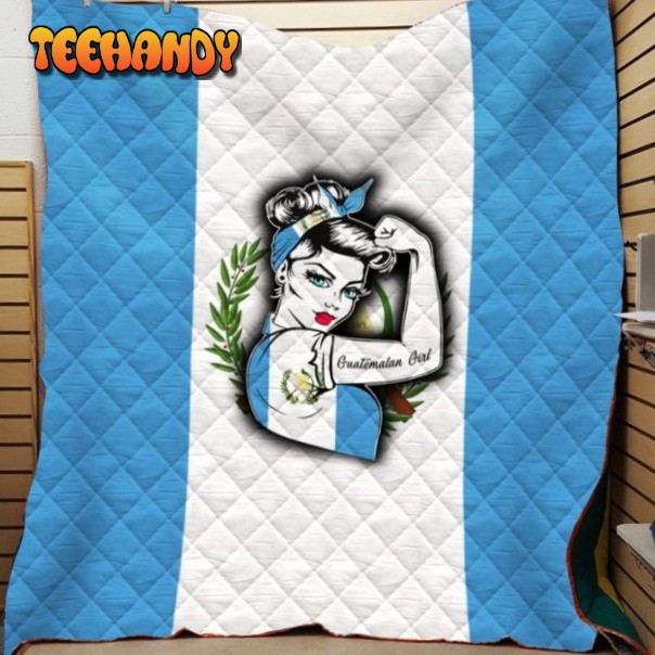 Guatemalan Girl 3D Customized Quilt Blanket