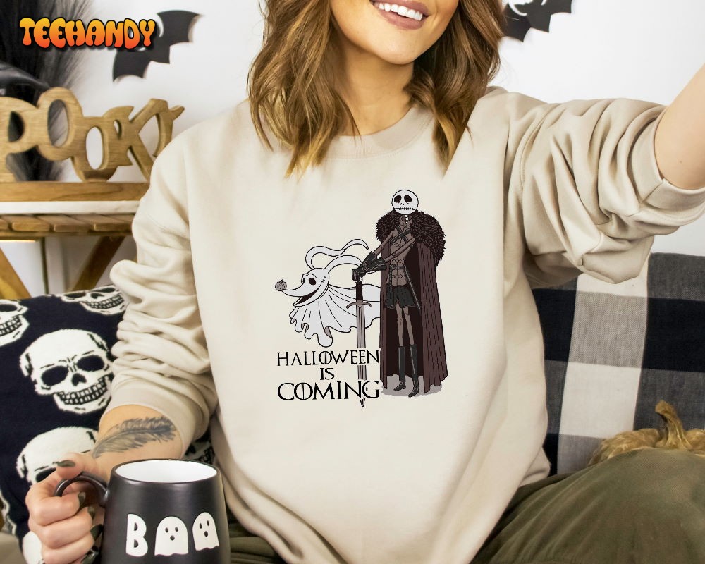 Halloween Is Coming Shirt, Spooky Season Shirt, Jack Skellington Shirt