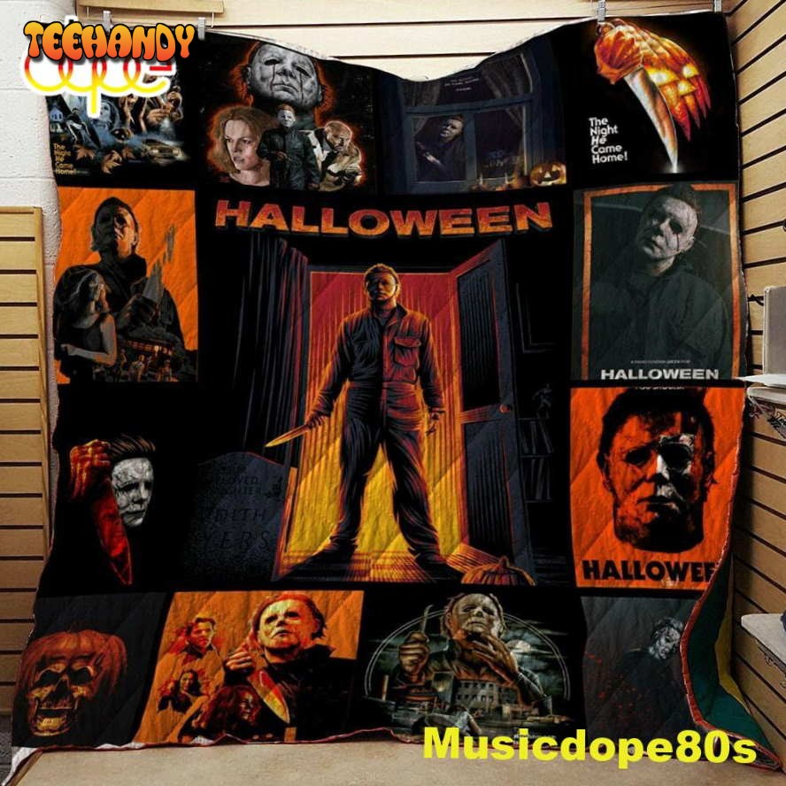 Halloween Movie Horror Killer Michael Myers Quilt Blanket