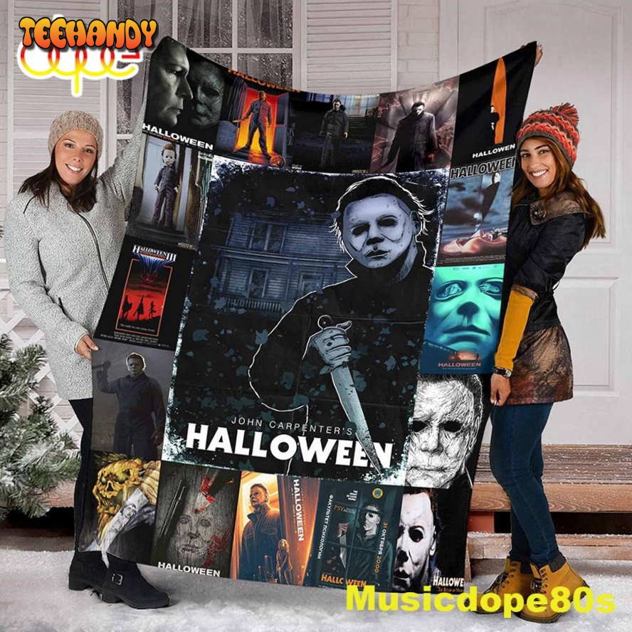 Halloween Movie Michael Myers Horror Killer Quilt Blanket