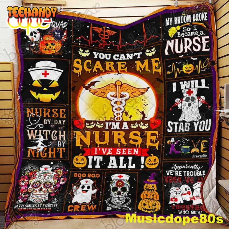 Halloween Nurse 3D All Over Printed Quilt Blanket