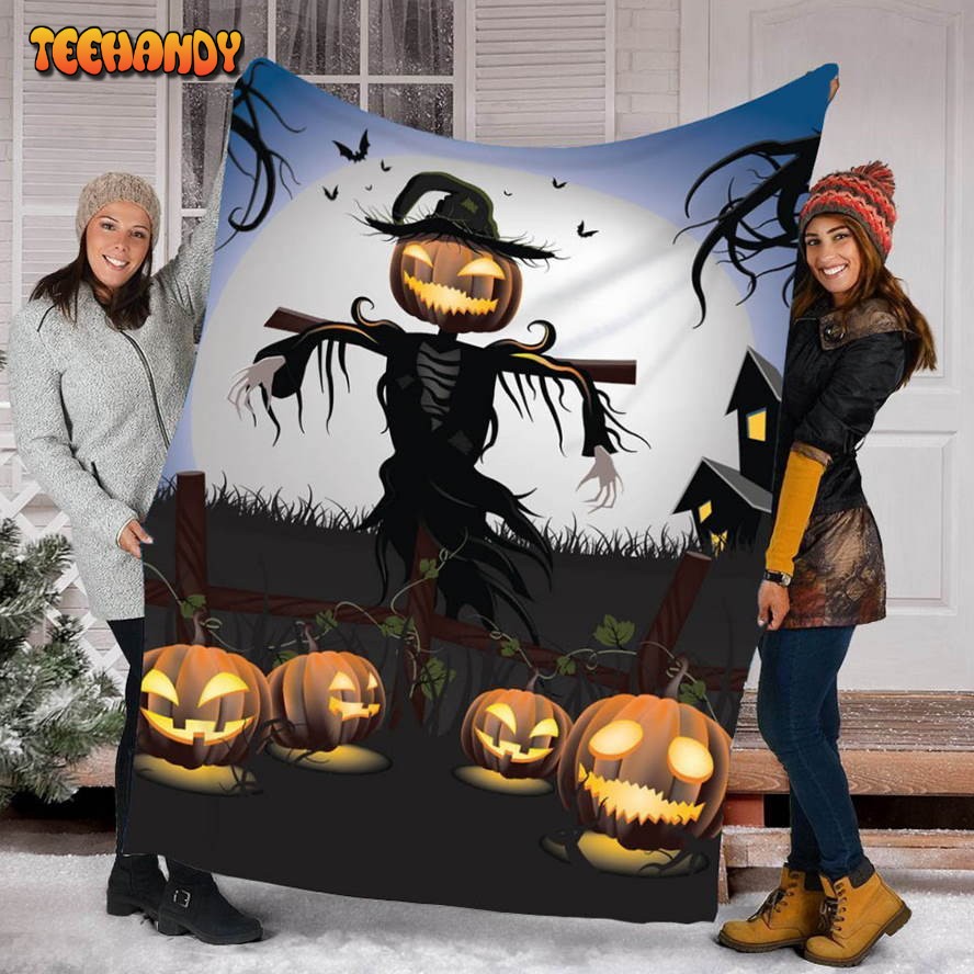 Halloween Pumpkin Gift Sherpa Blanket Sherpa Blanket Blanket Halloween