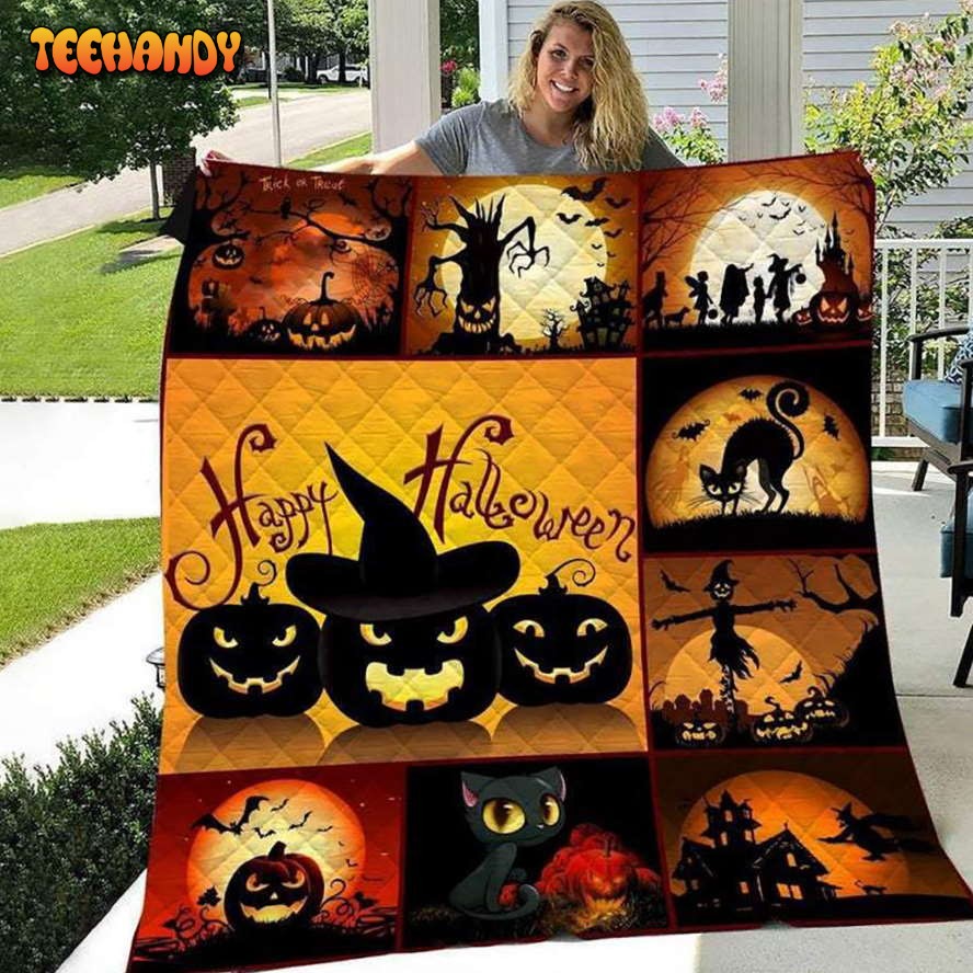 Halloween Pumpkin Sherpa Blanket  Sherpa Blanket  Blanket Halloween