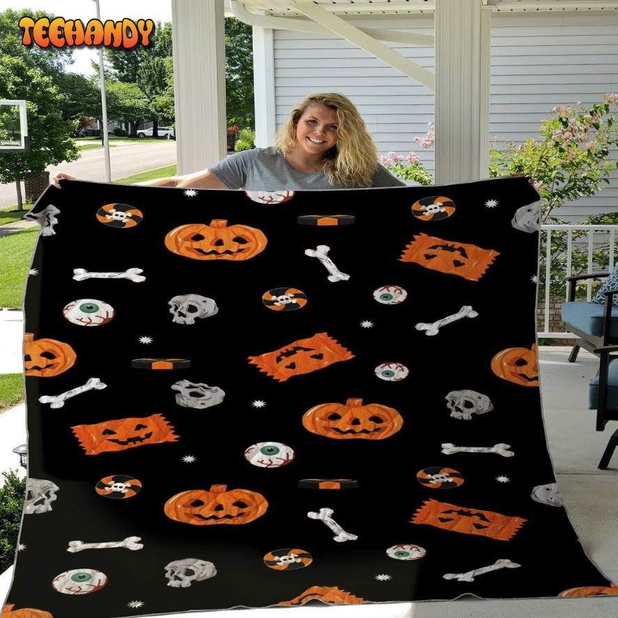 Halloween Trick Or Treat Throw Blanket Halloween Adult Throw Blanket