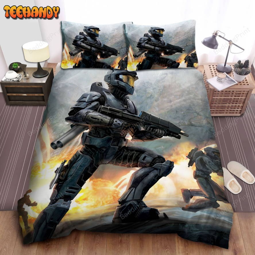 Halo Master Chief And Arbiter Duvet Cover Bedding Sets